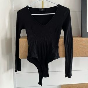 VICI KNIT BLACK BODYSUIT